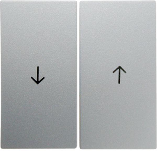 Berker Wippen m Aufdr Symbol Pfeil S.1/B.x alu Berker Wippen m Aufdr Symbol Pfeil S.1/B.x alu