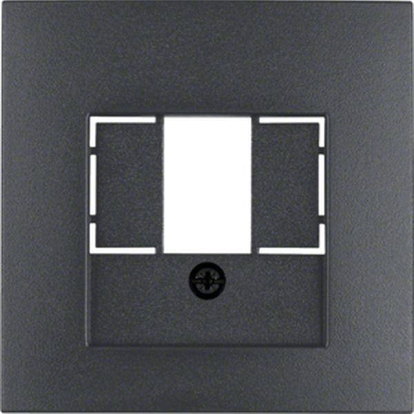 Berker Z-stück mit TAE S.1/B.3/B.7 anthr matt