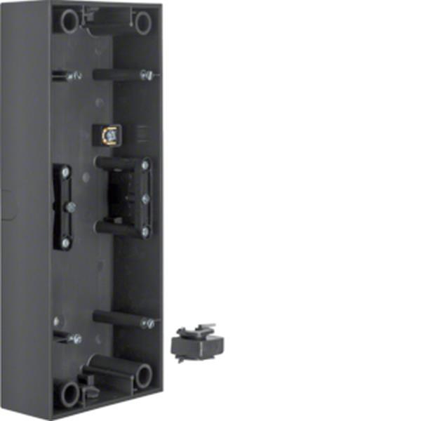 Berker Aufputz-Gehäuse 3fach B.3 anthrazit matt