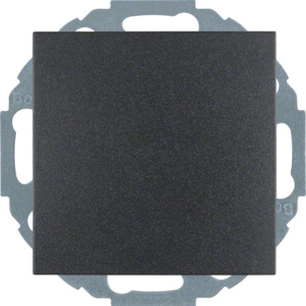 Berker UP Steckdose mit Klappdeckel und erhöhtem BS S.1/B.3/B.7 anthrazit, matt