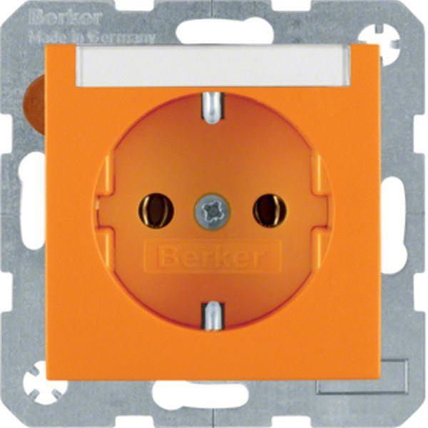 Berker Steckdose SCHUKO m BF S.1/B.3/B.7 orange Berker Steckdose SCHUKO m BF S.1/B.3/B.7 orange
