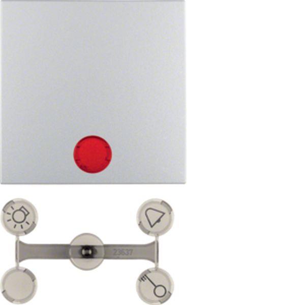 Berker Wippe m 5 beiliegend. Linsen S.1/B.x alu Berker Wippe m 5 beiliegend. Linsen S.1/B.x alu