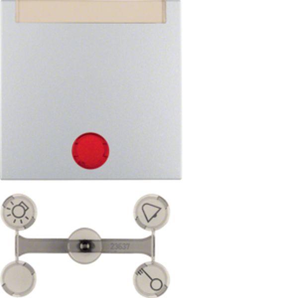 Berker Wippe m 5 Linsen u Beschrift.B.7 alu Berker Wippe m 5 Linsen u Beschrift.B.7 alu