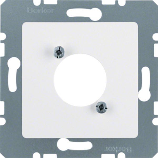Berker Zentralplatte f XLR-Rundst.v D-S pw matt Berker Zentralplatte f XLR-Rundst.v D-S pw matt
