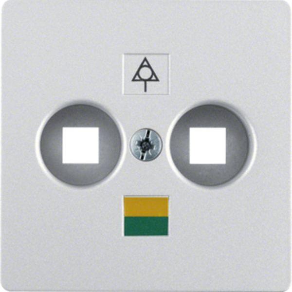 Berker Zentralplatte f Doppel-Potenziala.Std al Berker Zentralplatte f Doppel-Potenziala.Std al