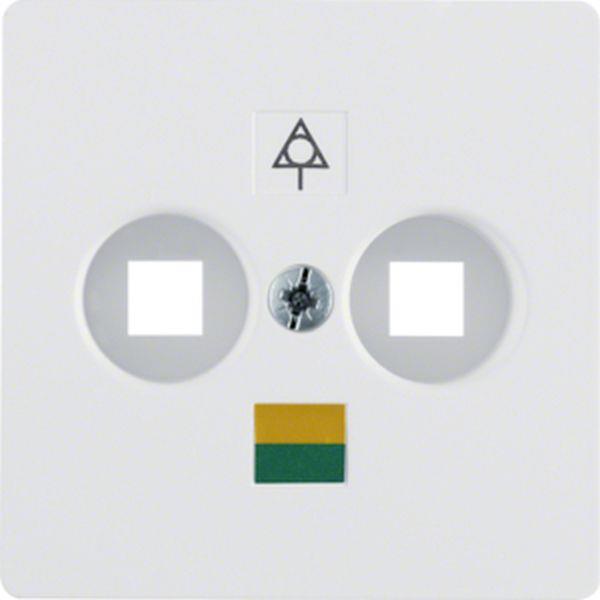 Berker Zentralplatte f Doppel-Potenziala.Std pw Berker Zentralplatte f Doppel-Potenziala.Std pw