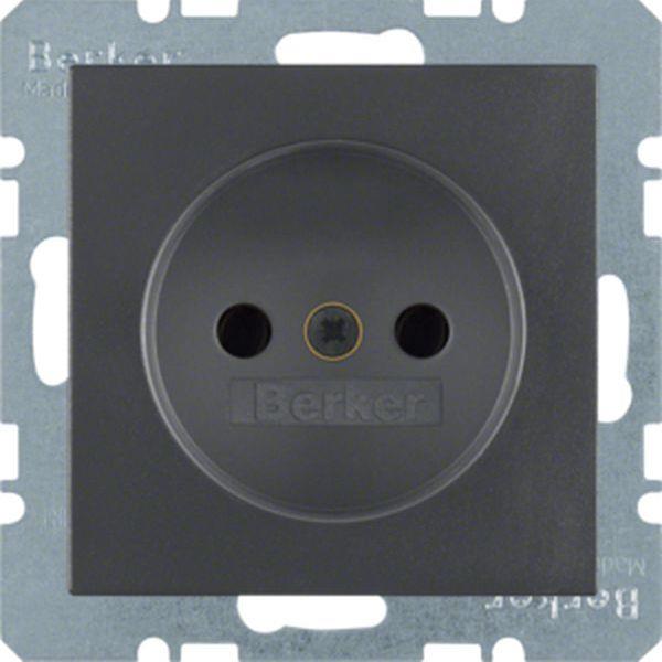 Berker Steckdose ohne SK m erh. BS S.1/B.x anth Berker Steckdose ohne SK m erh. BS S.1/B.x anth