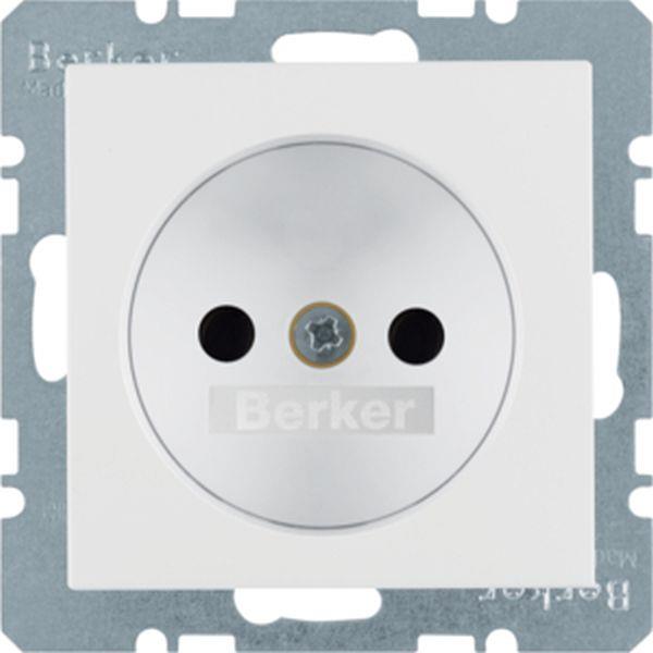 Berker Steckdose ohne SK m erh. BS S.1/B3/B7 pw Berker Steckdose ohne SK m erh. BS S.1/B3/B7 pw
