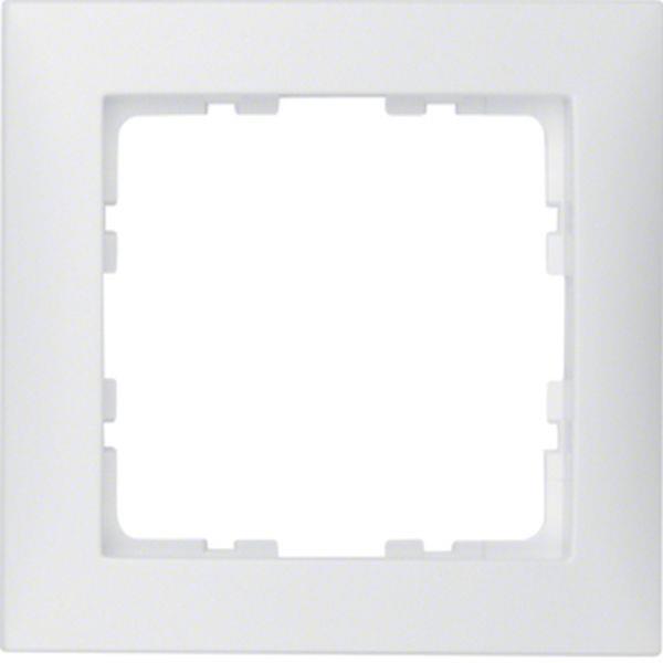 Berker Berker Rahmen 1-fach, Serie S.1, polarweiß matt