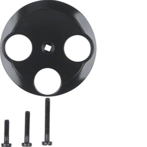 Berker Zentralstück 1930/Glas/Palazzo für 3Loch