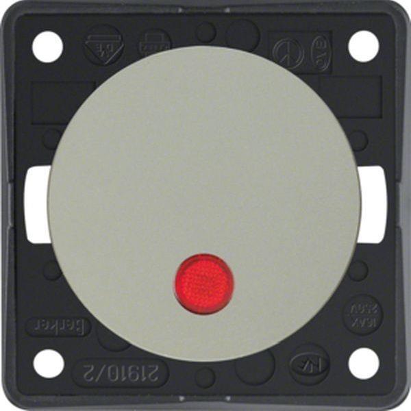 Berker Kontr.-Aussch. 2p Aufd., Flow/Pure, chr