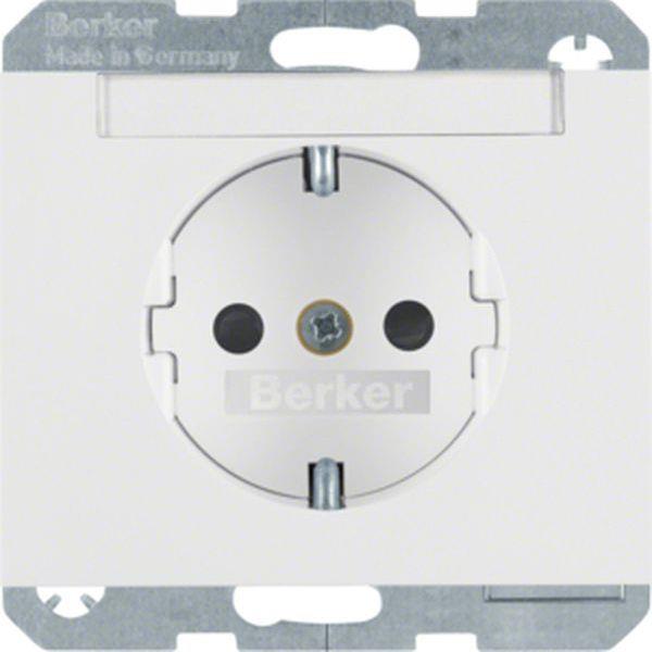 Berker Steckdose SCHUKO m BF u. erh.BS K.1 pw