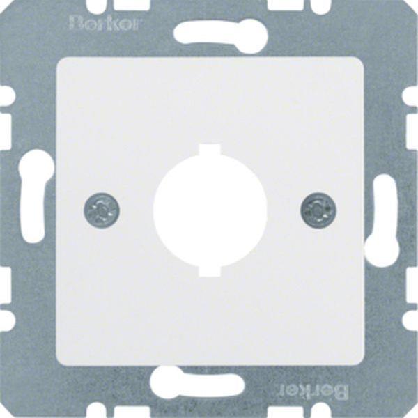 Berker Z-Platte f BG 18,8mm O Kr Zs pw hgl