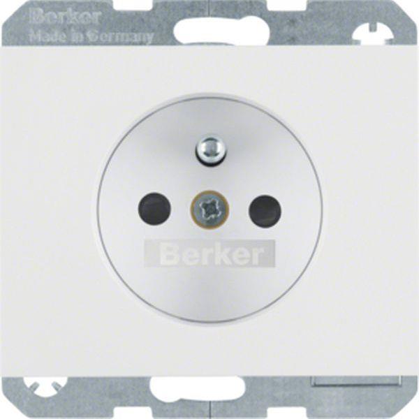 Berker Steckdose m SK-Stift erh. BS K.1 pw