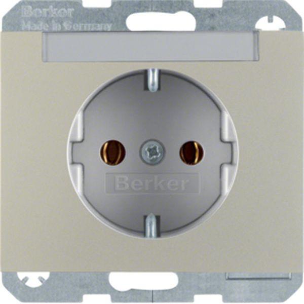 Berker Steckdose SCHUKO m BF K.5 edelstahl la