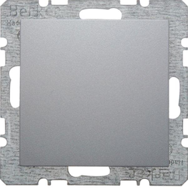 Berker Blindverschluss m Z.stück B.7 alu matt