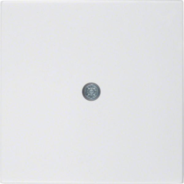 Berker Zentralstück für Kabelauslass und VDo-Anschlussdose S.1/B.3/B.7 polarweiß