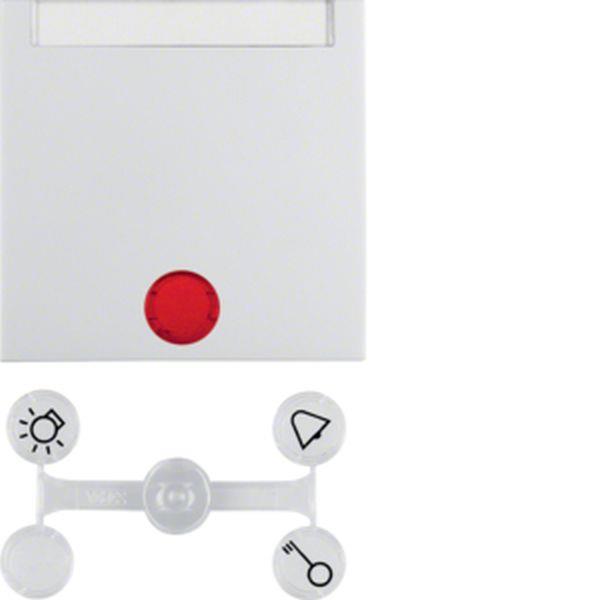 Berker Wippe m 5 Ls u Beschriftungsf S.1/B.x pw