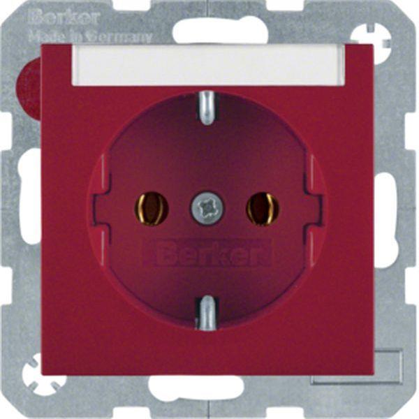 Berker Steckdose SCHUKO m BF S.1/B.x rot gl