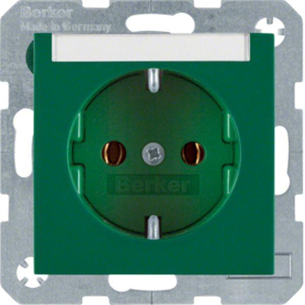 Berker Steckdose SCHUKO m BF S.1/B.x grün gl