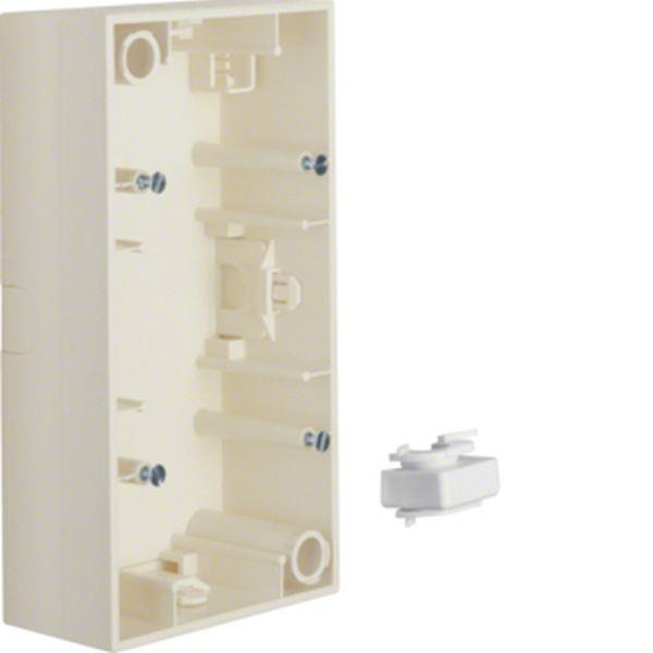 Berker Aufputz-Gehäuse 2fach S.1 weiß glänzend Berker Aufputz-Gehäuse 2fach S.1 weiß glänzend