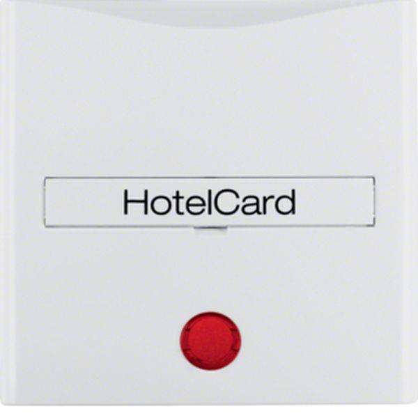 Berker Hotelcards m Druck u rot Ls S.1/B.x pw