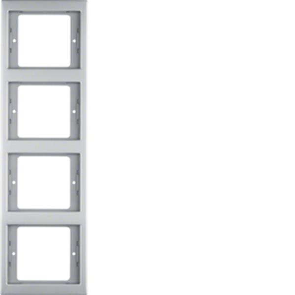 Berker Rahmen 4fach senk K5 Es rostf