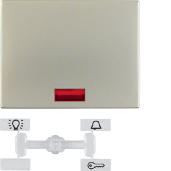 Berker Wippe m 5 beil. Linsen K.5 Es rostf