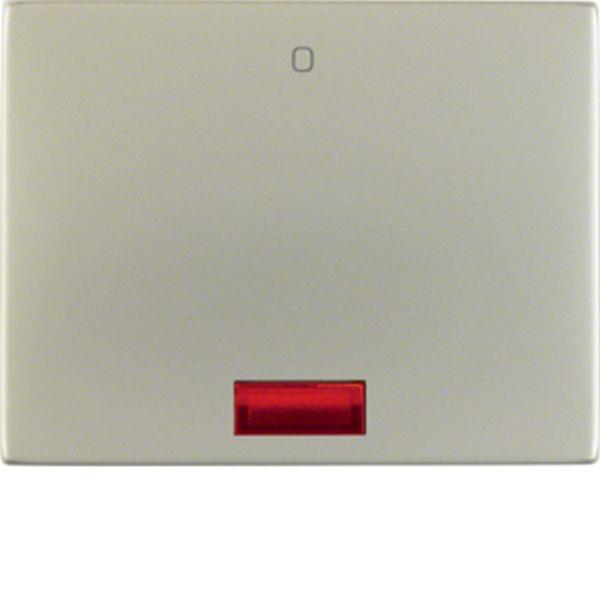 Berker Wippe bel.u Aufdruck 0 K.5 Es rostf