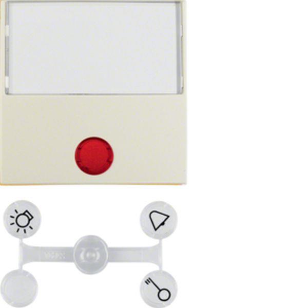 Berker Wippe m 5 Linsen u BSF groß S.1/B.x weiß