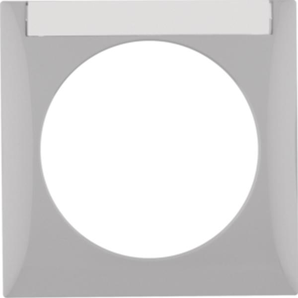 Berker Rahmen 1f m BF ITG Flow grau glänzend