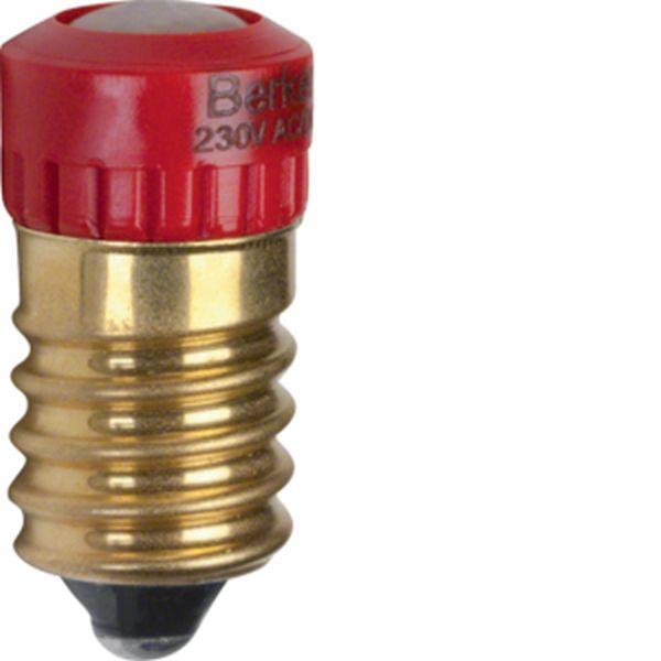 Berker LED-Leuchtmittel E14 rot
