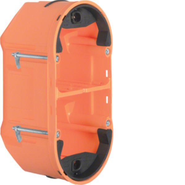 Berker Einbaudose 2fach TS Sensor orange matt