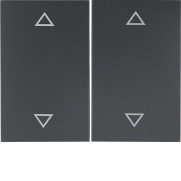 Berker Wippen m Aufdruck Pfeile K.1 anthr mat