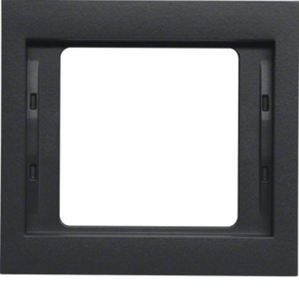 Berker Berker Rahmen 1-fach, Serie K.1, anthrazit matt, lackiert Berker Berker Rahmen 1-fach, Serie K.1, anthrazit matt, lackiert