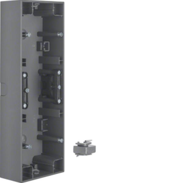 Berker Aufputz-Gehäuse 3fach K.1 anthrazit matt Berker Aufputz-Gehäuse 3fach K.1 anthrazit matt