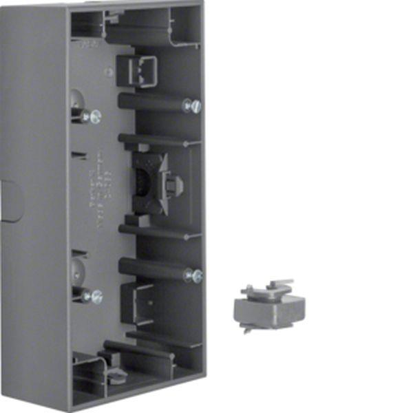 Berker Aufputz-Gehäuse 2fach K.1 anthrazit matt Berker Aufputz-Gehäuse 2fach K.1 anthrazit matt