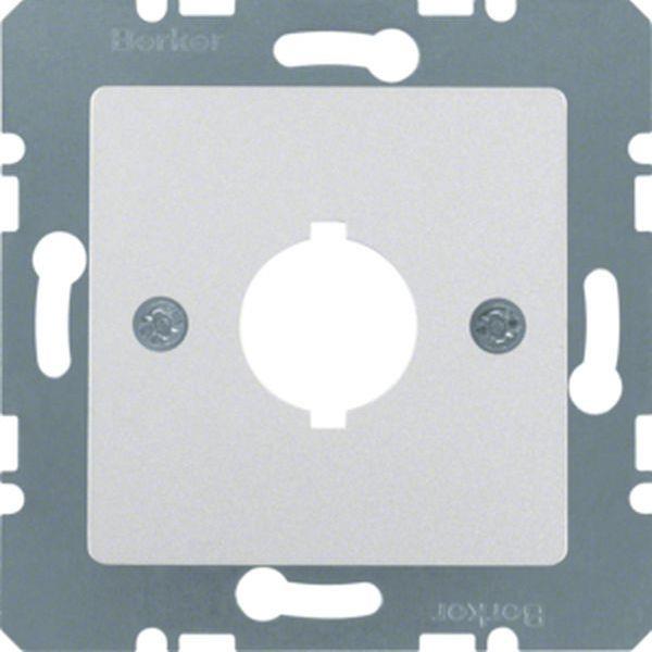 Berker Zentralplatte f BG Ø 18,8 mm alu matt Berker Zentralplatte f BG Ø 18,8 mm alu matt