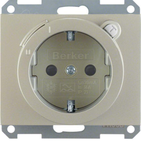 Berker Steckdose SCHUKO m FI erh BS K.5 Es