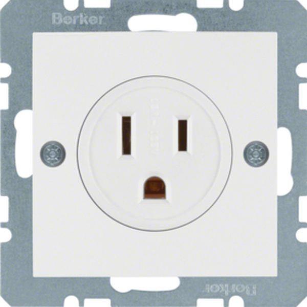 Berker Steckdose SK NEMA 5-15 R S.1/B.x pw
