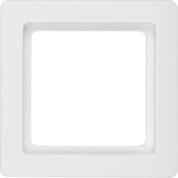 Berker Abdeckrahmen 1-fach Q.1 polarweiß, samt