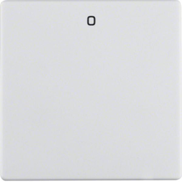 Berker Wippe m Aufdruck 0 Q.x polarweiß sam