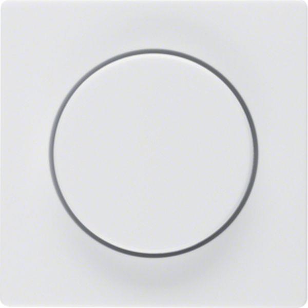 Berker Zentralstück m Knopf f D-Dimm Q.x pw