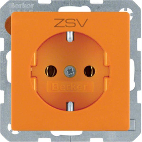 Berker Steckdose SCHUKO m Druck Q.x oran sa