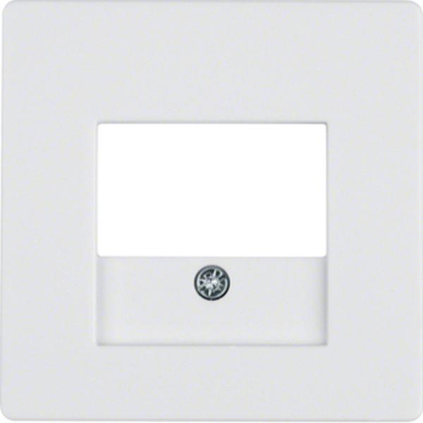 Berker Zentralstück mit TAE Q.x pw samt