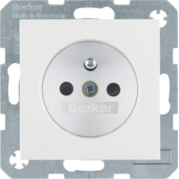 Berker Steckdose m SK-Stift erh. BS S.1/B3/7 pw