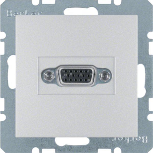 Berker VGA Steckdose B.7 alu matt