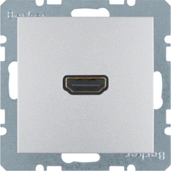 Berker HDMI Steckdose B.7 alu matt