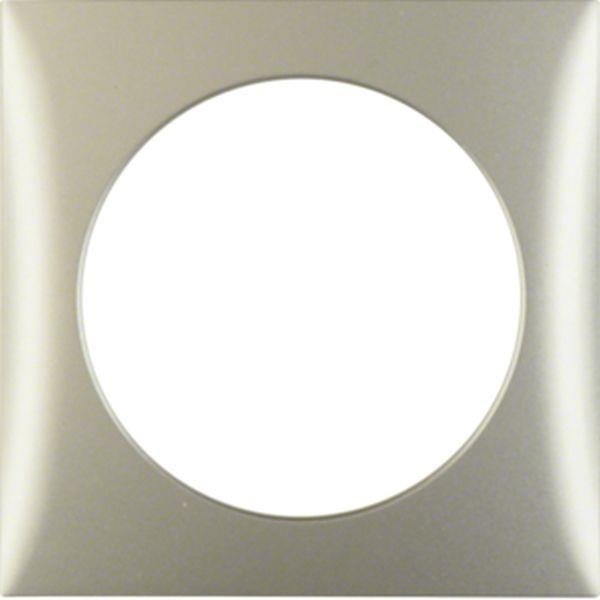 Berker Rahmen 1fach Integro Flow edelstahl lack