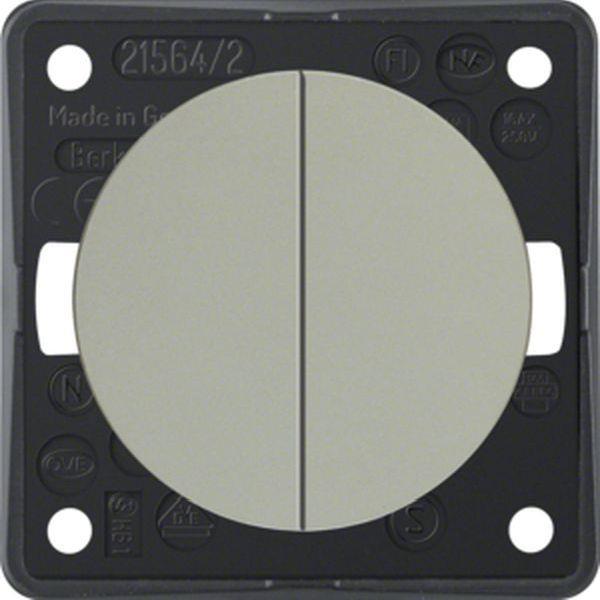 Berker Seriensch, gem. Eing.kl, Flow/Pure, e-st